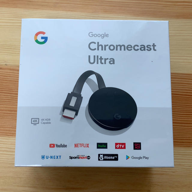 Google Chromecast Ultra 4K対応品