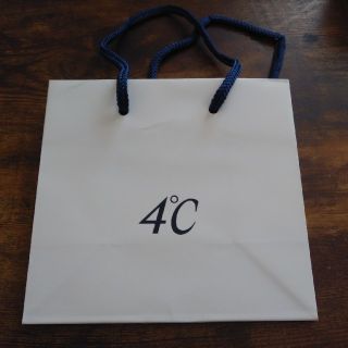 ヨンドシー(4℃)の【美品】4℃ショップバック（小）(ショップ袋)