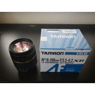 タムロン(TAMRON)のタムロン　18-200　mm  DiⅡ　ズームレンズ　キャノン用　難あり(レンズ(ズーム))