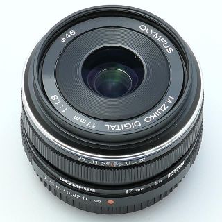 オリンパス(OLYMPUS)のオリンパス17mmf1.8ブラック(レンズ(単焦点))