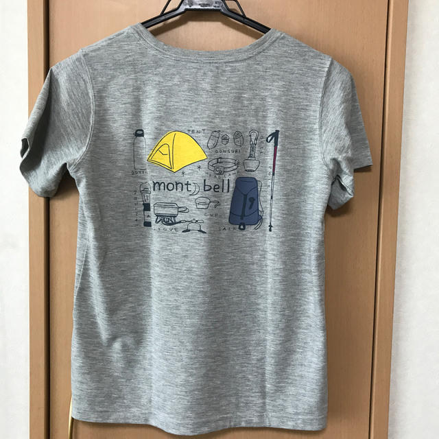 mont bell(モンベル)のモンベル mont bell Tシャツ 山の道具 レディース XSサイズ  レディースのトップス(Tシャツ(半袖/袖なし))の商品写真