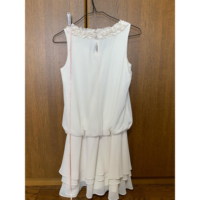 LAUTREAMONT(ロートレアモン)のロートレアモン　ホワイト　ドレス　結婚式 レディースのフォーマル/ドレス(ミディアムドレス)の商品写真