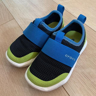 クロックス(crocs)のキッズシューズ　クロックス(スリッポン)