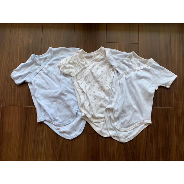 専用】プチバトー 前開き 肌着 ボディ ロンパース 12m 男の子 3枚セット bluke.com.br
