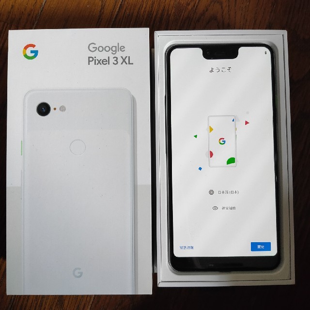 google pixel3 XL　128GB ホワイト