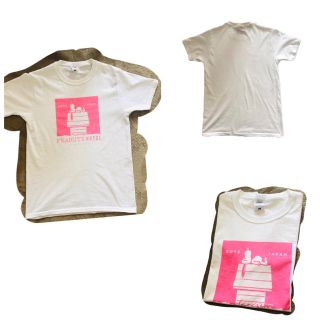 ピーナッツ(PEANUTS)のピーナッツホテル限定オリジナルTシャツ　ピンク　スヌーピー  (Tシャツ(半袖/袖なし))