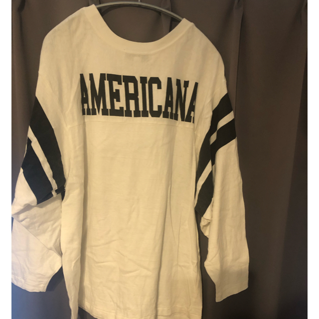 【AMERICANA/アメリカーナ】別注フットボール ロングTシャツ 3