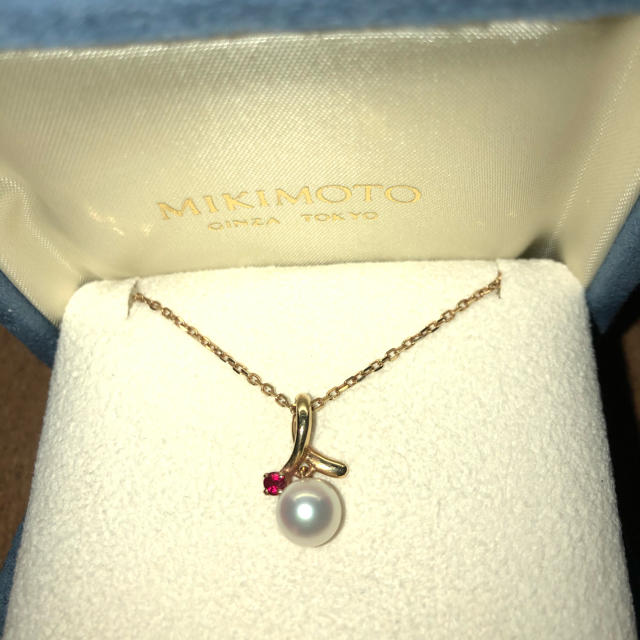 MIKIMOTO - ミキモト K18 パール、ルビー ネックス ケース、外箱付きの通販 by 水曜日のジョバンニs shop｜ミキモトならラクマ