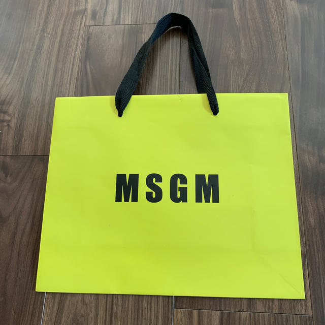 MSGM(エムエスジイエム)のMSGM ショップ袋　ショッパー レディースのバッグ(ショップ袋)の商品写真