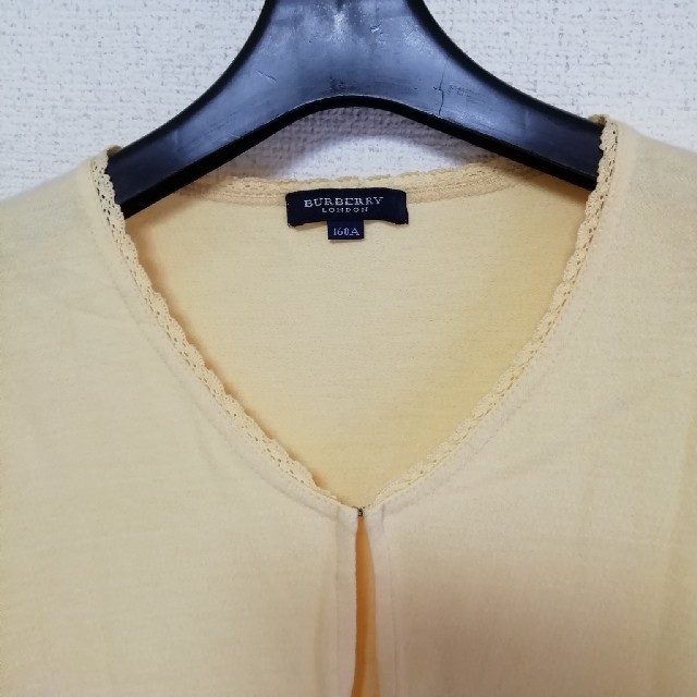 BURBERRY(バーバリー)の【BURBERRY】半袖カーディガン キッズ/ベビー/マタニティのキッズ服女の子用(90cm~)(カーディガン)の商品写真