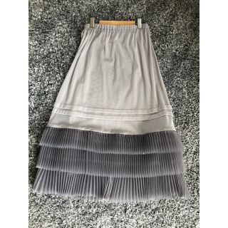 ジルサンダー(Jil Sander)のお正月セール！！【新品未使用】CLEANA クリーナ　シースルー スカート(ひざ丈スカート)