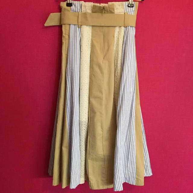 REDYAZEL(レディアゼル)のREDYAZEL 異素材MIXスカート レディースのスカート(ロングスカート)の商品写真