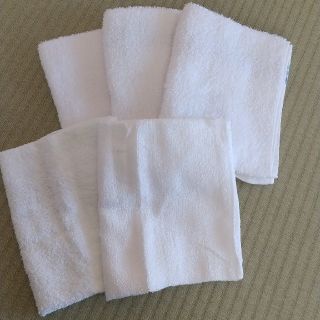 無地白タオル(タオル/バス用品)