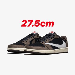 ナイキ(NIKE)のjordan1 low travis scott 27.5cm(スニーカー)