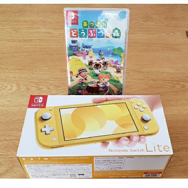 【新品・未使用】Nintendo Switch Lite どうぶつの森セット 携帯用ゲーム機本体