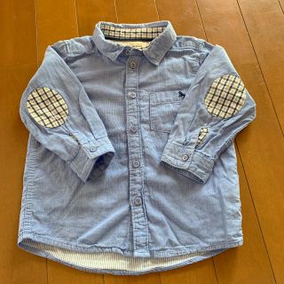 エイチアンドエム(H&M)の柔らかコットンデニムシャツ☆80サイズ(Tシャツ/カットソー)