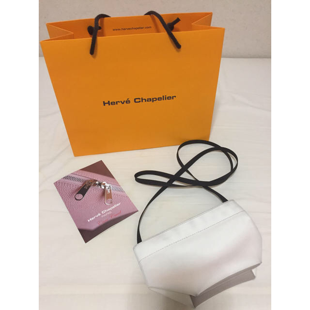 Herve Chapelier(エルベシャプリエ)の✨Herve Chapelier✨エルベシャプリエ ショルダーXS 白 レディースのバッグ(ショルダーバッグ)の商品写真
