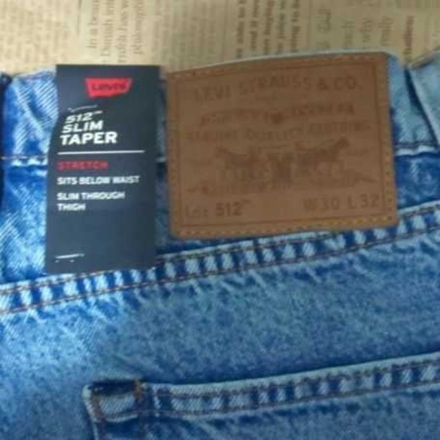 新品Levi's512ストレッチデニム 2