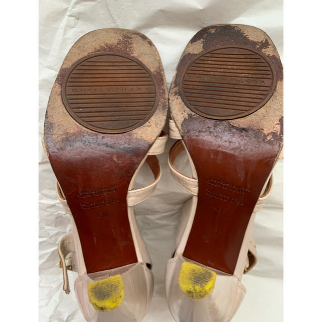 CHIE MIHARA(チエミハラ)のサンダル　ピンク　ベージュ　chiemihara レディースの靴/シューズ(サンダル)の商品写真