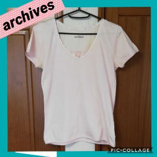 アルシーヴ(archives)のレディースフリーサイズ　アルシーヴ　半袖VネックTシャツ　おまとめ3着(Tシャツ(半袖/袖なし))