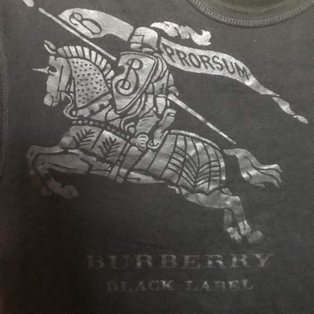 BURBERRY BLACK LABEL(バーバリーブラックレーベル)のバーバリーブラックレーベル　ビッグロゴTシャツ メンズのトップス(Tシャツ/カットソー(半袖/袖なし))の商品写真