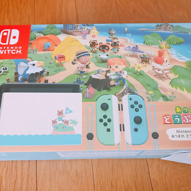 Nintendo Switch あつまれ どうぶつの森セットスイッチ 同封版 エンタメ/ホビーのゲームソフト/ゲーム機本体(家庭用ゲーム機本体)の商品写真