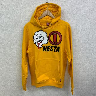 メンズ◆新品未使用◆NESTA BRAND パーカー　イエロー（濃い目）　Sサイズ