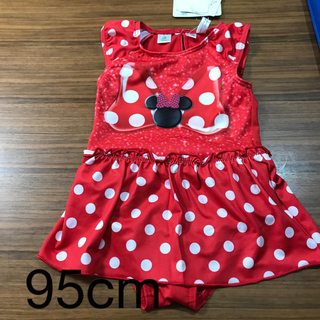 ディズニー(Disney)の新品未使用　ミニーマウス　水着　スイムウェア　95cm(水着)