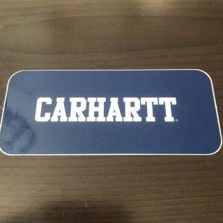 カーハート(carhartt)の【縦4.2cm横10 cm】carhartt  ステッカー　ブルー(その他)