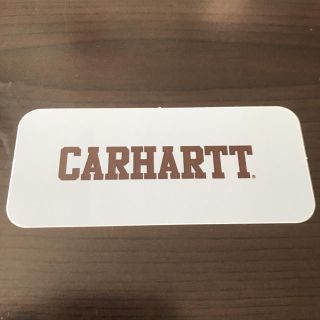 カーハート(carhartt)の【縦4.2cm横10 cm】carhartt  ステッカー　グレー(その他)