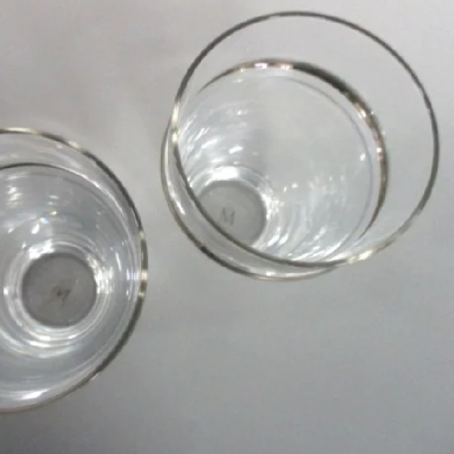 MIKIMOTO(ミキモト)のミキモト プラチナグラス ペア 新品未使用 インテリア/住まい/日用品のキッチン/食器(グラス/カップ)の商品写真