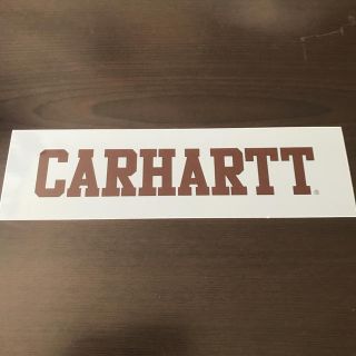 カーハート(carhartt)の【縦6.8cm横24cm】carhartt  ステッカー　グレー(その他)