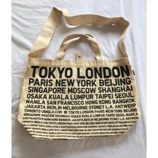 ユニクロ(UNIQLO)の【新品　未使用品】UNIQLO ノベルティ2wayバック 白(ショルダーバッグ)