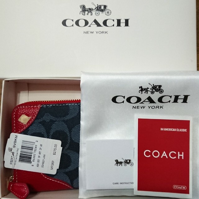 COACH(コーチ)の【新品】COACH長財布 アウトレット 本物 レディースのファッション小物(財布)の商品写真