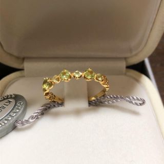 スタージュエリー(STAR JEWELRY)のスタージュエリーペリドットフラワーリング11号K18(リング(指輪))