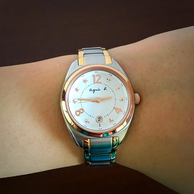 agnes b.(アニエスベー)の美品♡電波腕時計 期間限定特別価格！ レディースのファッション小物(腕時計)の商品写真