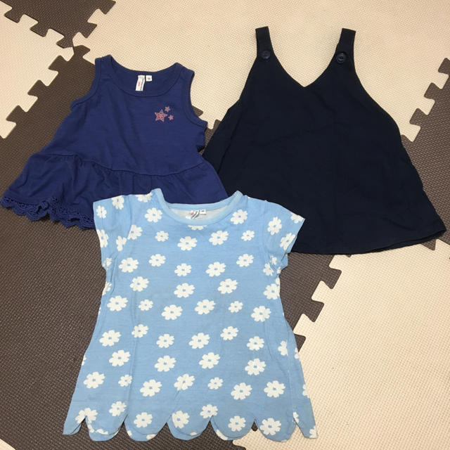 LAGOM(ラーゴム)のlagom ワンピース　トップス　セット　95 キッズ/ベビー/マタニティのキッズ服女の子用(90cm~)(Tシャツ/カットソー)の商品写真