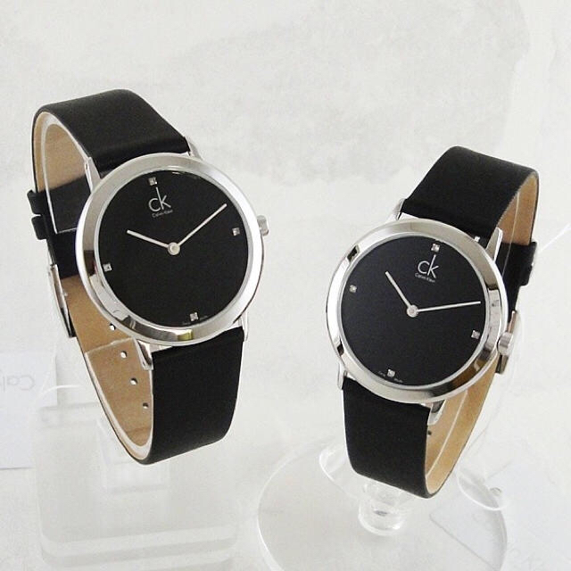 女の子向けプレゼント集結 Calvin Klein ペア腕時計 カルバンクライン お揃い - 腕時計