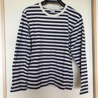 アニエスベー(agnes b.)の【美品】ボーダーカットソー 長袖♦️アニエスベー ♦️レディース(Tシャツ(長袖/七分))