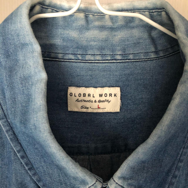 GLOBAL WORK(グローバルワーク)のダンガリーシャツ　デニム　グローバルワーク メンズのトップス(シャツ)の商品写真