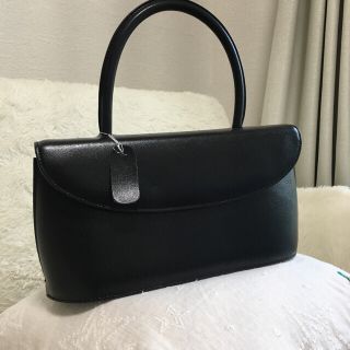 【専用】【未使用品】ハンドバッグ　黒  本革(ハンドバッグ)