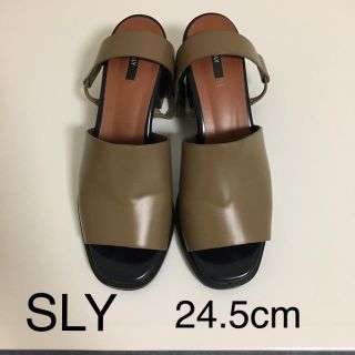 スライ(SLY)の値下げ！SLYサンダル　24.5cm(サンダル)