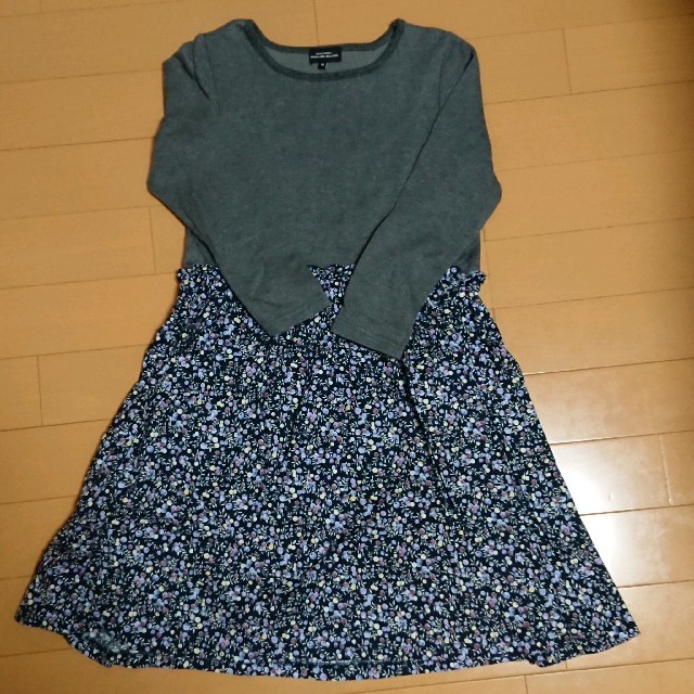 UNITED ARROWS green label relaxing(ユナイテッドアローズグリーンレーベルリラクシング)の女の子切り替えワンピース 135㎝ キッズ/ベビー/マタニティのキッズ服女の子用(90cm~)(ワンピース)の商品写真