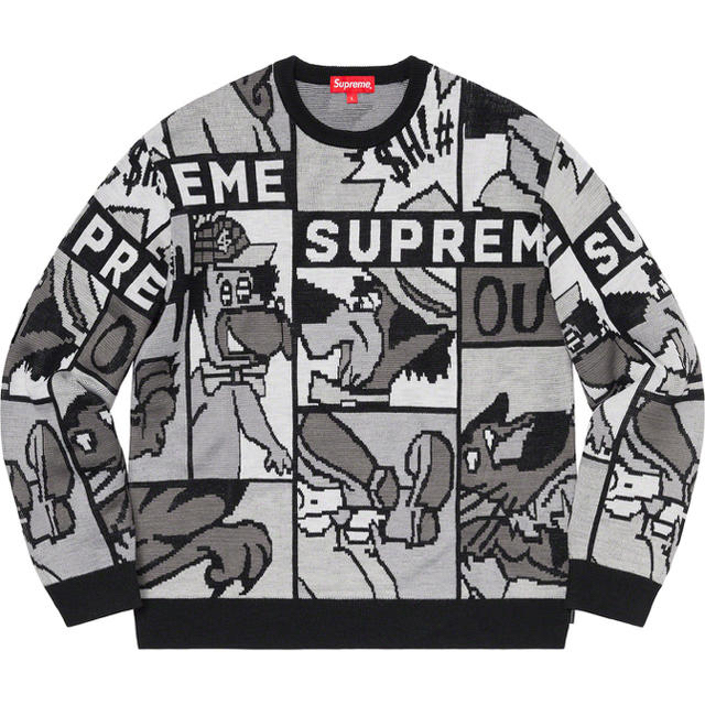 Supreme(シュプリーム)の込み supreme Cartoon Sweater XL 20ss  メンズのトップス(ニット/セーター)の商品写真