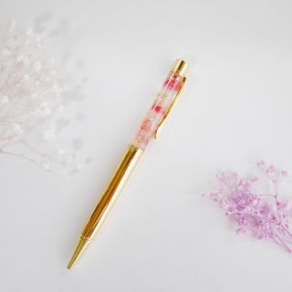 【ハンドメイド】ハーバリウム ボールペン (ドライフラワー)