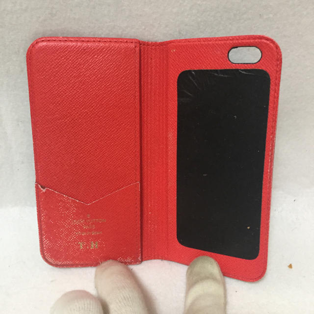 LOUIS VUITTON(ルイヴィトン)の【Louis Vuitton】iPhone 6/6Sケース★　モノグラム×レッド スマホ/家電/カメラのスマホアクセサリー(iPhoneケース)の商品写真