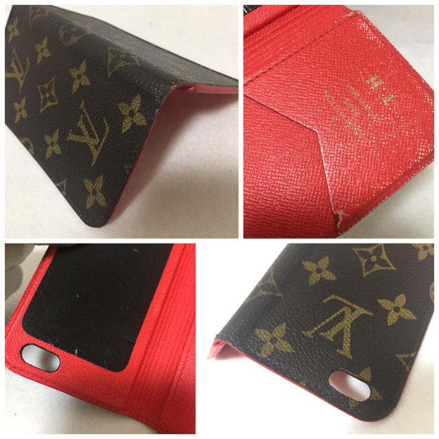 LOUIS VUITTON(ルイヴィトン)の【Louis Vuitton】iPhone 6/6Sケース★　モノグラム×レッド スマホ/家電/カメラのスマホアクセサリー(iPhoneケース)の商品写真