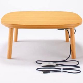 MUJI (無印良品) - 無印良品 机 正方形こたつ+ラグ+こたつふとん ロー