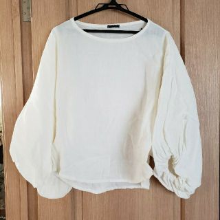 フォグリネンワーク(fog linen work)のきおんさま専用☆ボリューム袖のリネンブラウス(シャツ/ブラウス(長袖/七分))