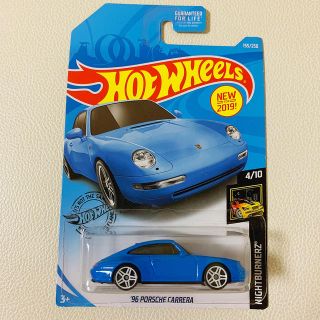 ポルシェ(Porsche)のHot wheels  ホットウィール  ポルシェ　カレラ　青　ミニカー(ミニカー)